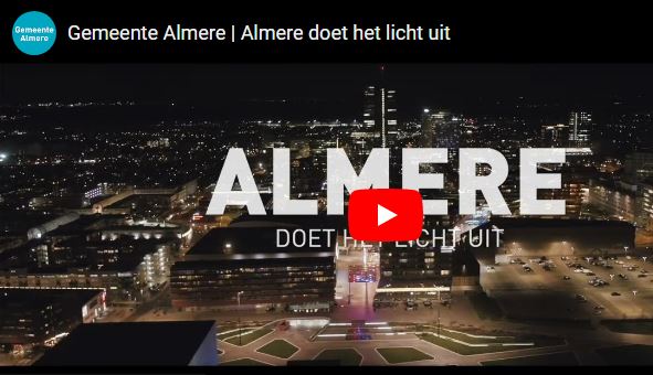 Link naar video: Almere doet het licht uit